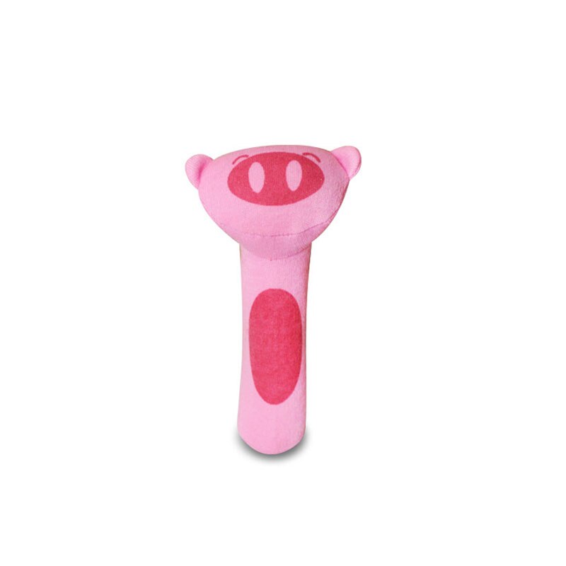 Zabawki dla niemowląt dziecko mobilne pluszowe pluszowe pluszowe paski królik grzechotki Infan dzwonki robić łóżeczka dla niemowląt zabawki 13-24 miesięcy prezent: różowy świnia