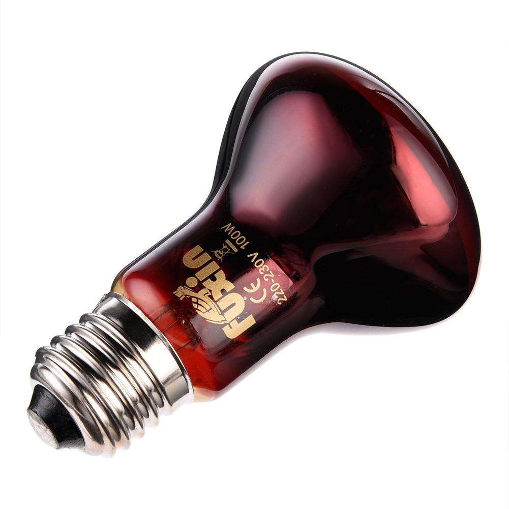 Pet Red Heating Lamp E27 Day Night For Amphibian Snake Lamp Heat Reptile Bulb UV Light 25W 50W 100W AC220-240V