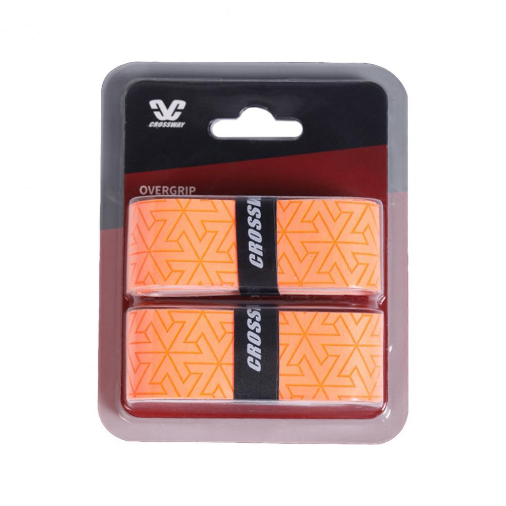Racket Grip Cover Wear-resistant Racket Grip Band Faux Leather Practical Ergonomic Racket Handle Grip Tape:  Orange