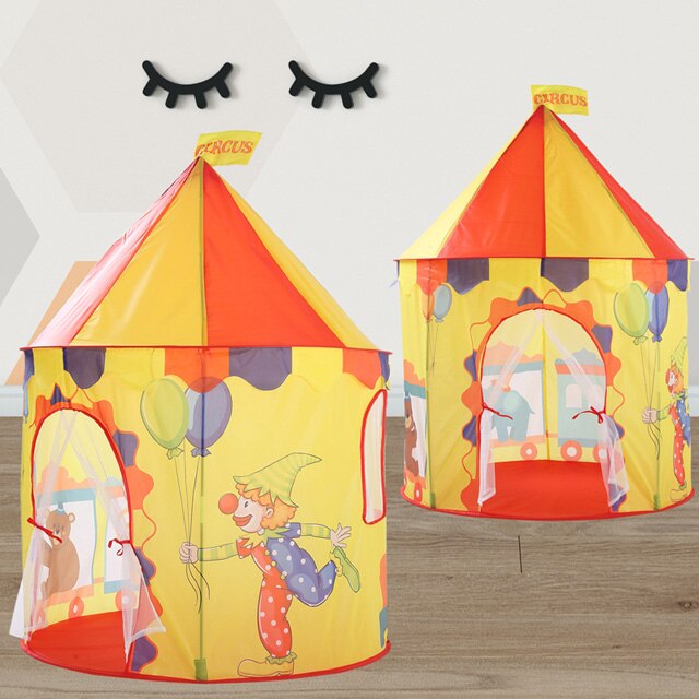 135CM Princess Castle Play Tent Ball Toys Pool Tent Boys Girls Portable Indoor Outdoor Baby Play Tents House Hut For Kids Toys: Circus