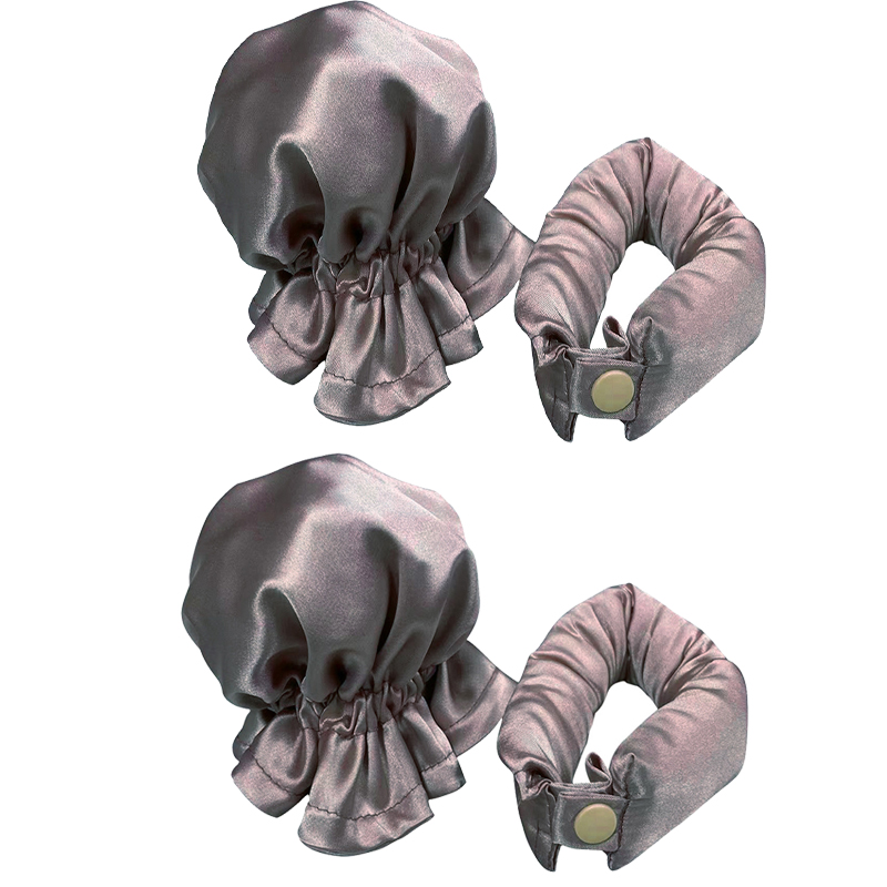 Heatless Hair Curlers No Heat Curly Hair Products Soft Hair Rollers Lazy Hair Rollers Sleeping Silk Curls Hair Styling Tools: PURPLE