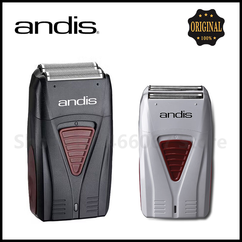 Afeitadora eléctrica Original Andis 17170 de litio para limpieza del cabello de barbero para hombres, maquinilla de afeitar para Barba, máquina de afeitar calva