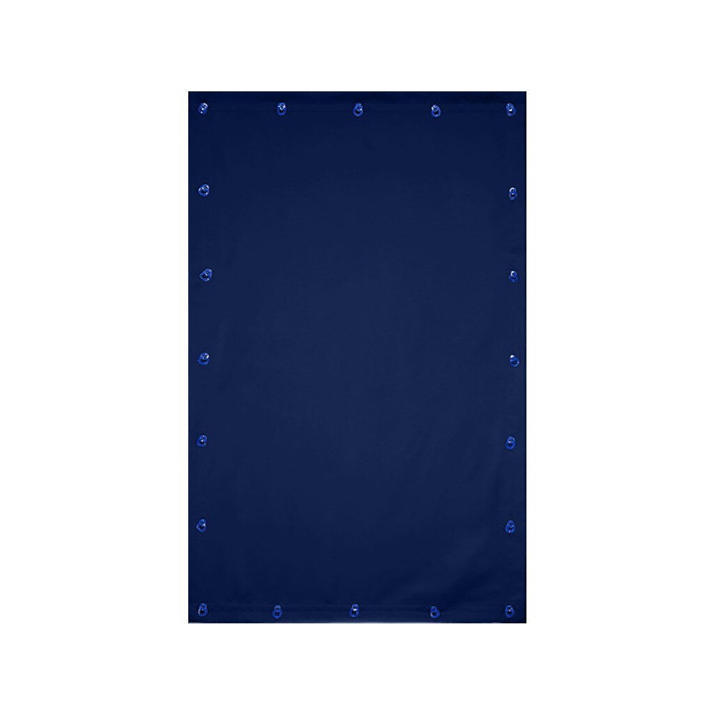 Temporary Blackout Blind Curtain For Window Adjustable Shade Drape Portable For Living Room Home Window Door For Balcony#0702G30: Blue