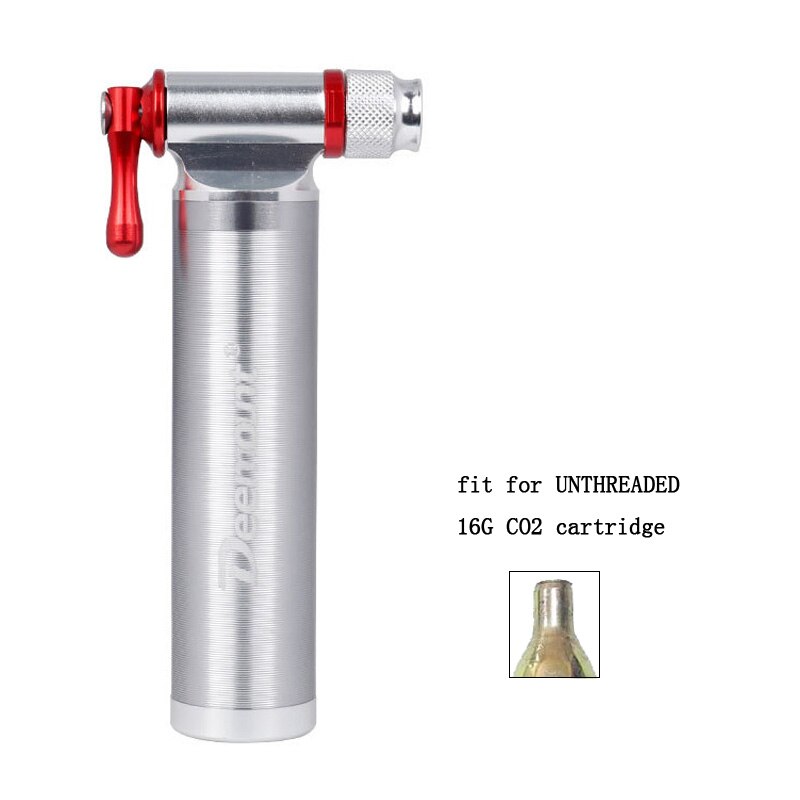 Portable Bicycle Mini Pump Aluminum Alloy Ultralight Air CO2 Inflator Bike Bicycle Pump Bike Ball Pump Bike Bicycle Accessories: CO2 bike pump