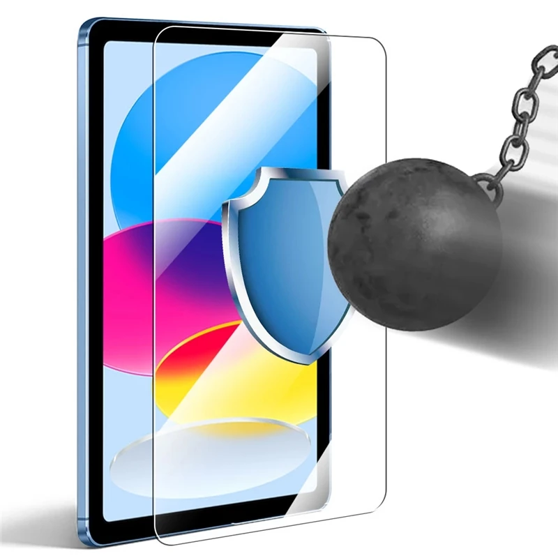 For ipad 10th gen 10.9 tommers herdet glass skjermbeskytter ipad 11 a16 nettbrett ripebestandig klar beskyttelsesfilm
