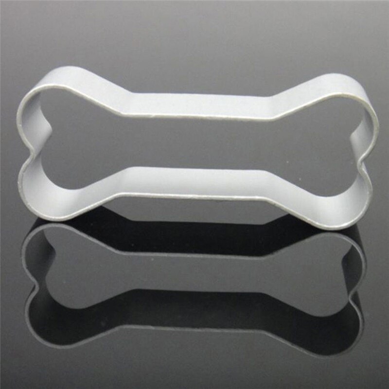 Mooie Aluminium Hond Bot Vorm Cookie Cutter Fondant Biscuit Cookie Gereedschap Mold Cake Decorating Mould DIY gereedschap