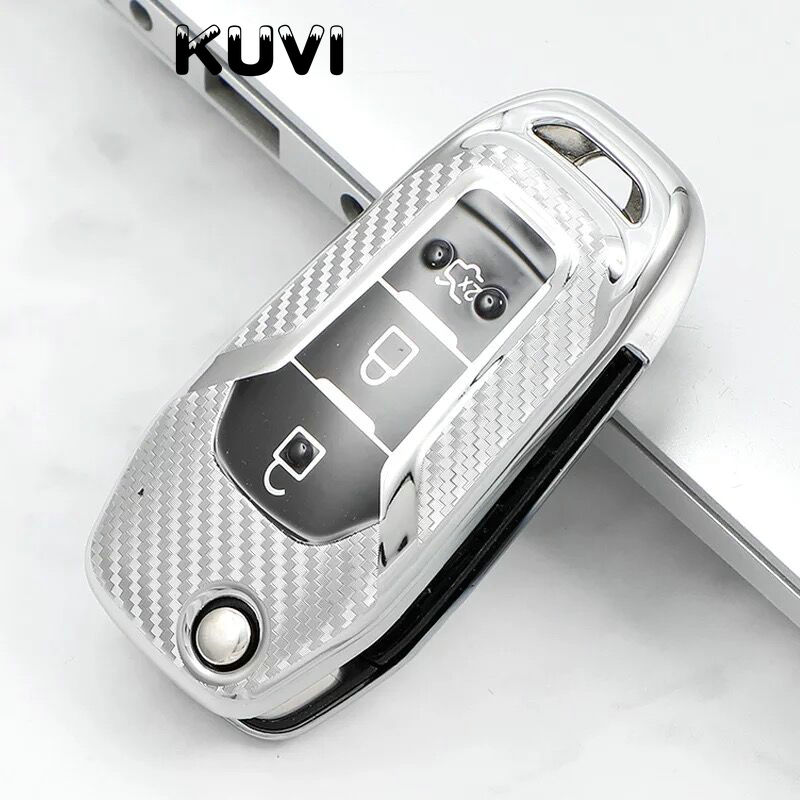 TPU Key Fob Cover Case For Ford F150 Kuga FOCUS 3 Mondeo Everest Fiesta Mustang Fecosport Edge Fusion 3-Buttons Flip Remote Key
