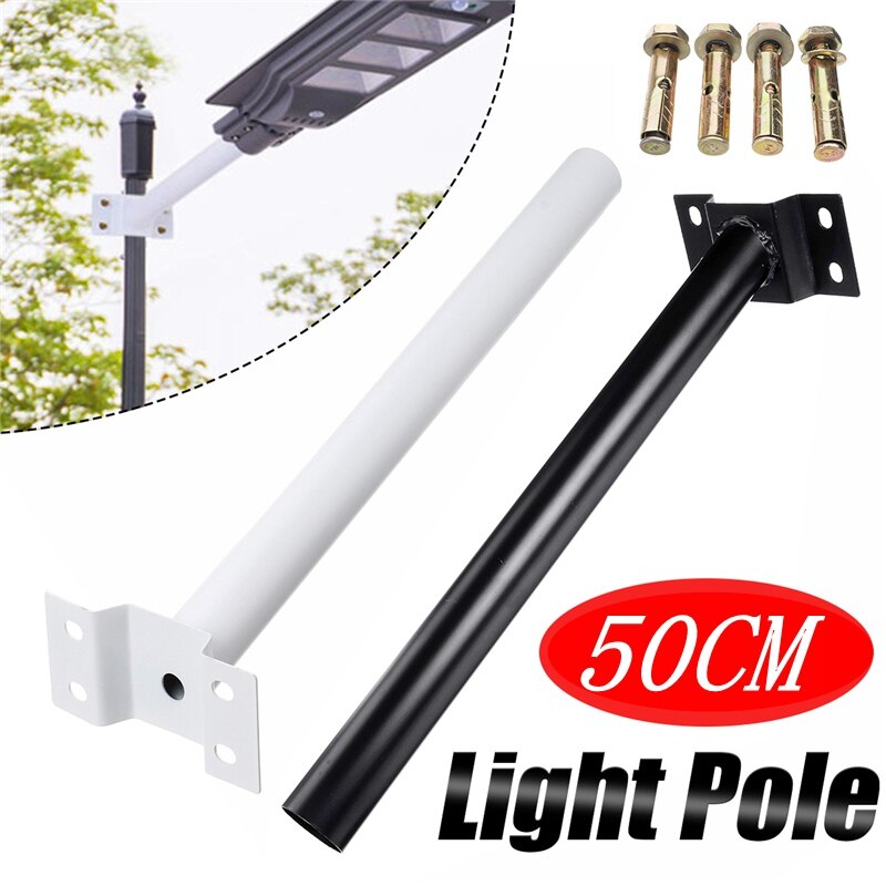 50CM Montage Licht Pole Ondersteuning Beugel voor LED Zonne-straat Licht Sensor Buitenverlichting Garden Wandlamp