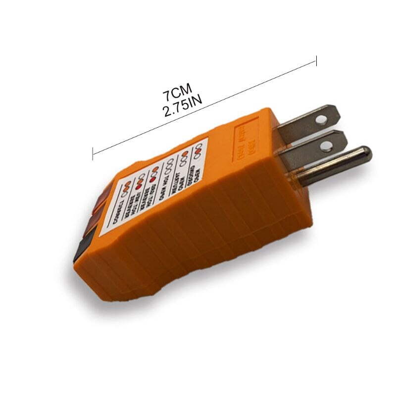 Veiligheidsstekker, stopcontacttester, stopcontactdetector voor standaard stopcontacten