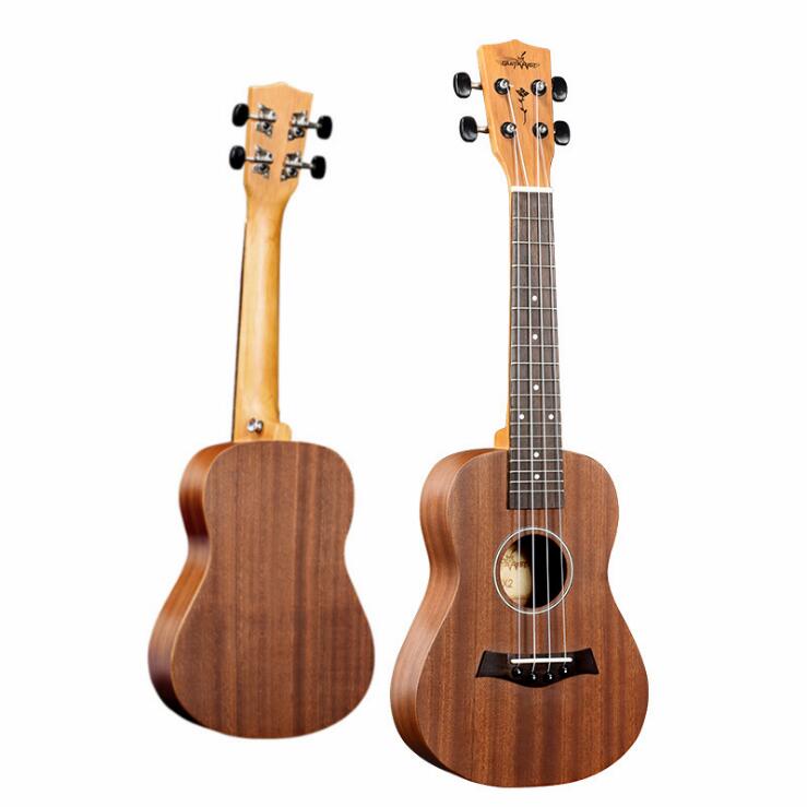 21 23 26 pouces ukulélé hawaïen quatre cordes petite guitare sapélé bois ukulélé bon pour mélomane UK2139