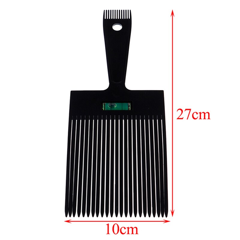Extra Big Flattoper Comb Large Wide Fork Flat Combs with Balance Ruler Flat Topper Styling Hair Brushes Hairdressers Tool