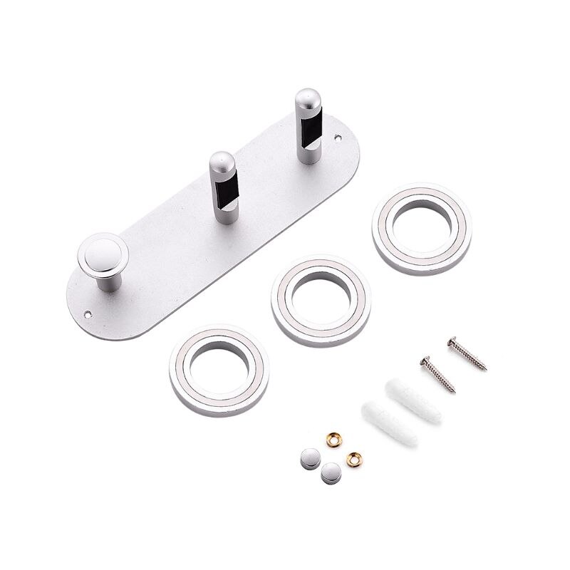 Wall Mount Houder Haardroger Storgae Rack Badkamer Plank Voor Dyson Supersonic Föhn 10166: Zilver