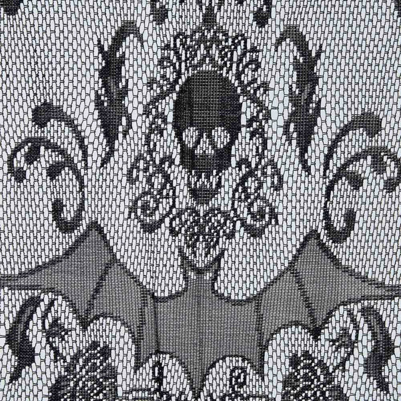 Kant Gordijnen Mooie Spiderweb Bat Gordijn Haard Doek Halloween Decoratie