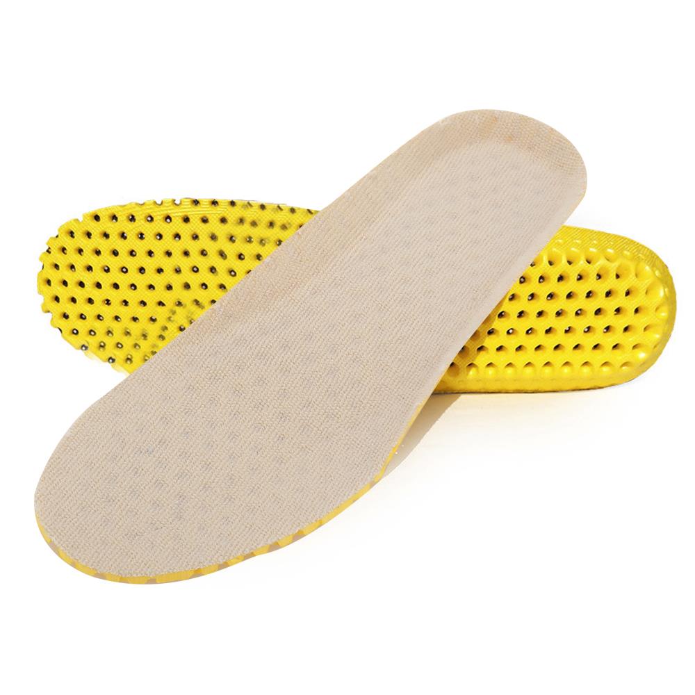 Confortevole casuale Soletta Soletta bambino Deodorante Scarpe Solette alveare sport gel di Silice Sottopiede Ortesi di Sostegno di Arco EVA: leggero grigio