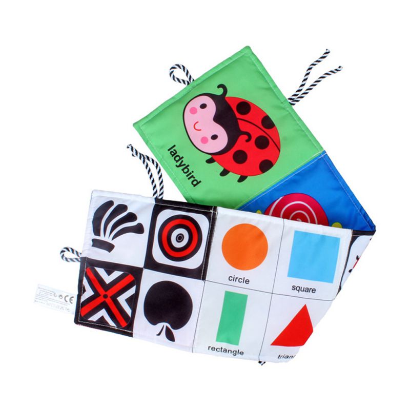 Baby Cartoon Cloth Book Animal Puzzle Toys Perfect For Kids Infants Education Development - Newborn Canvas Bed Gallery Bumper Pa: Default Title