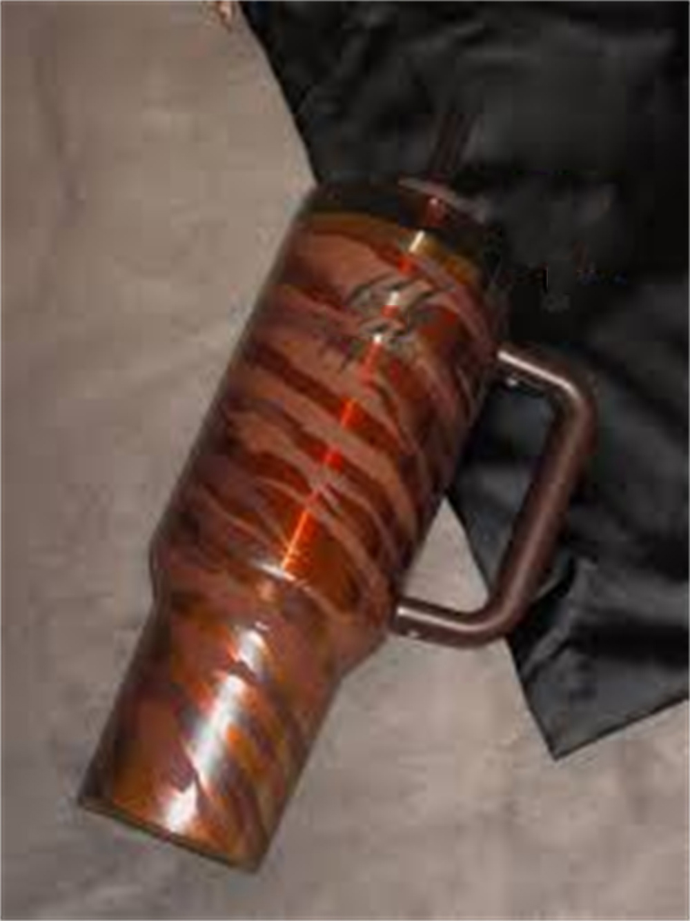 Botella de agua de estilo, vaso de acero inoxidable de 40oz con tapa de silicona, taza de viaje para bebidas frías, taza de café de gran capacidad