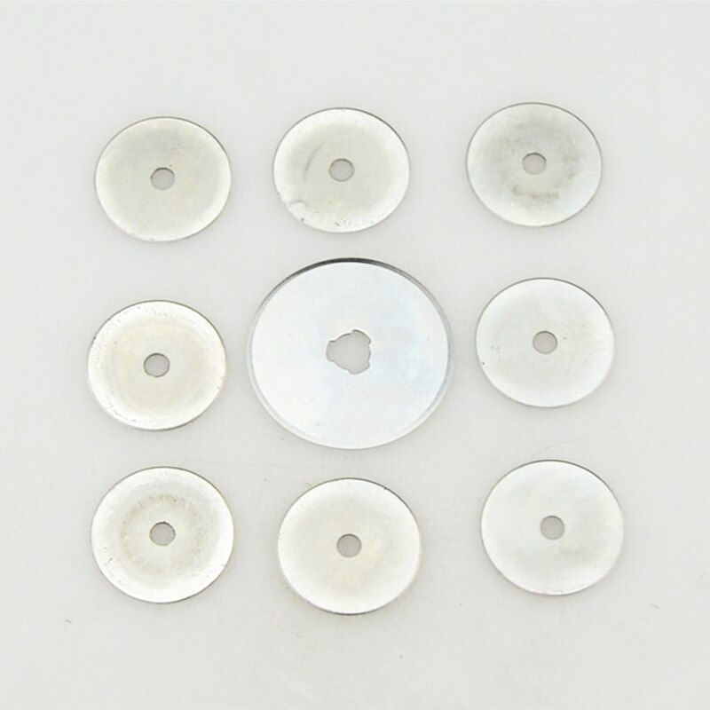 10pcs Leather Craft 45/28m Rotary Cutter Leather Cutting Tool Fabric Cutter Circular Blade DIY Patchwork Sewing Quilting Fit Cut