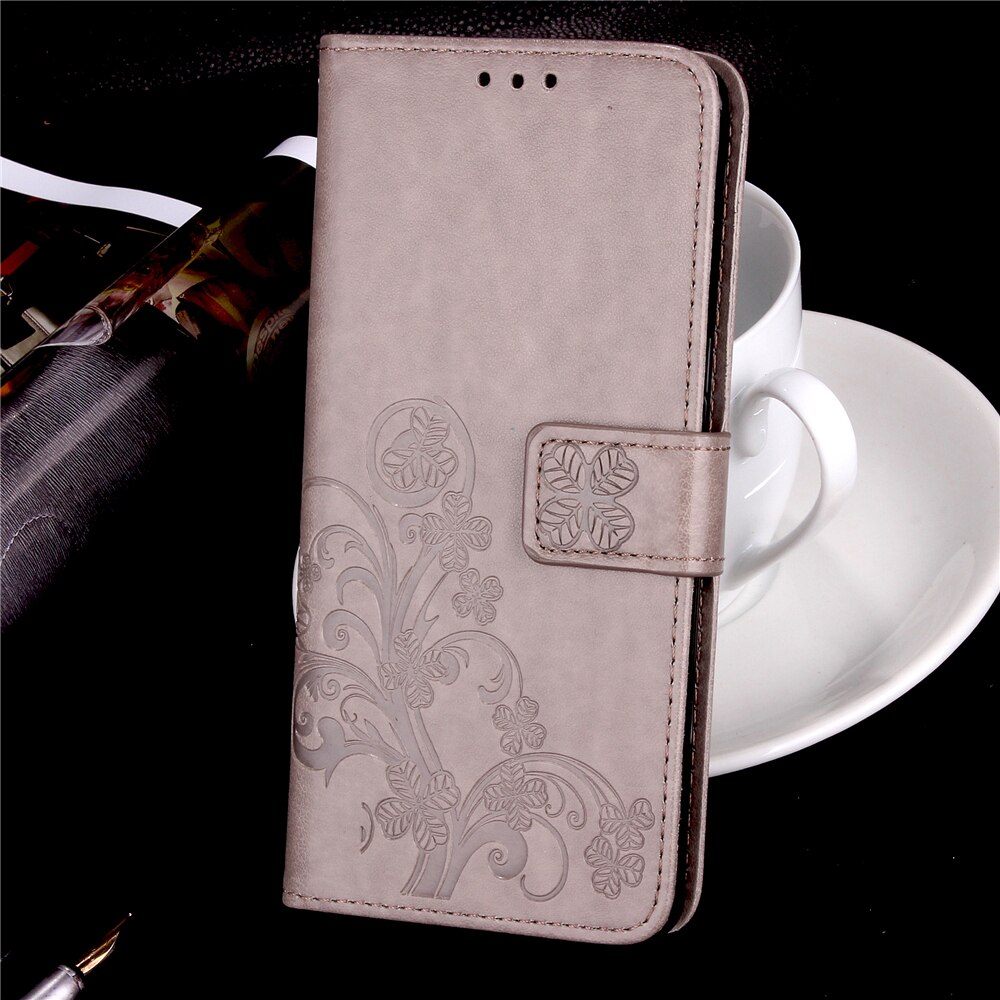 Luxe Leather Case Voor Samsung Galaxy Note 2 Case Wallet Flip Cover Capa Voor Coque Samsung Note 2 Note2 N7100 n7102 N7105 Case: Gray