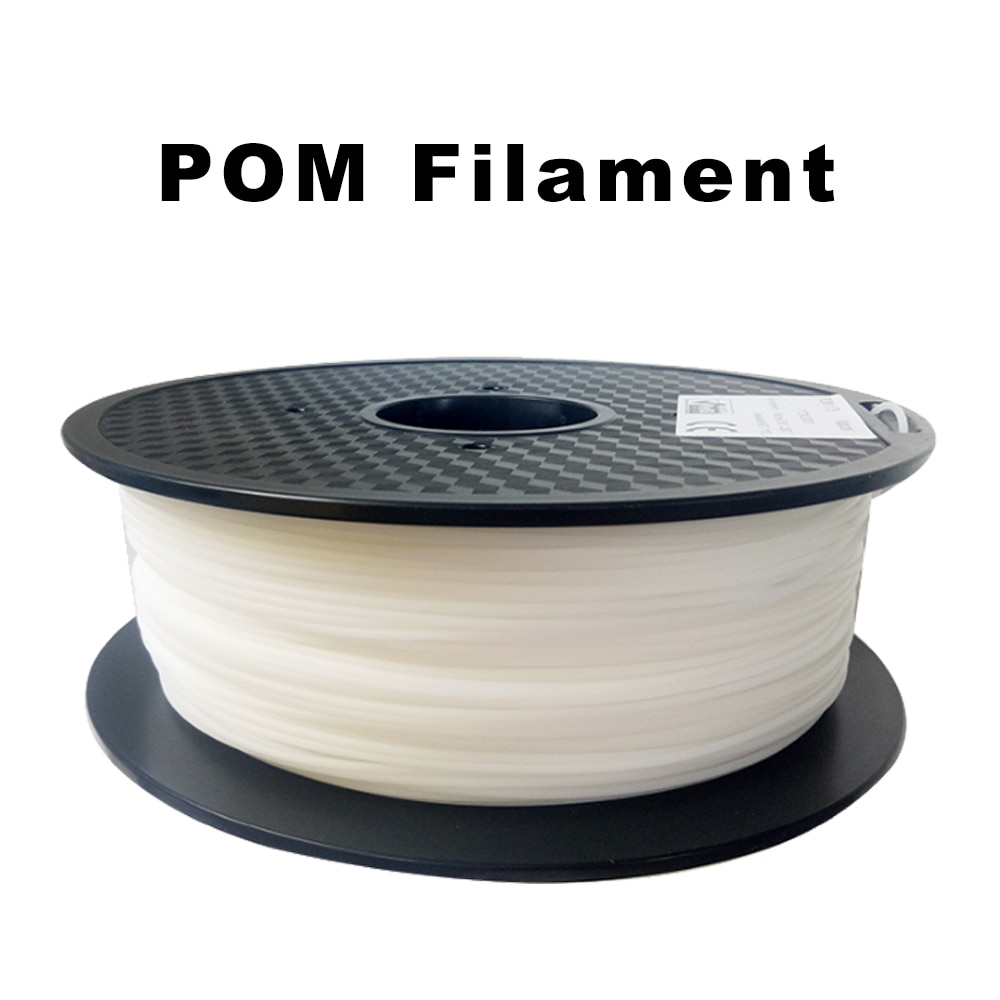 FLEXBED 1,75mm POM Acetal Delrin filamento 1kg /2.2lbs 3D para impresoras, Color blanco