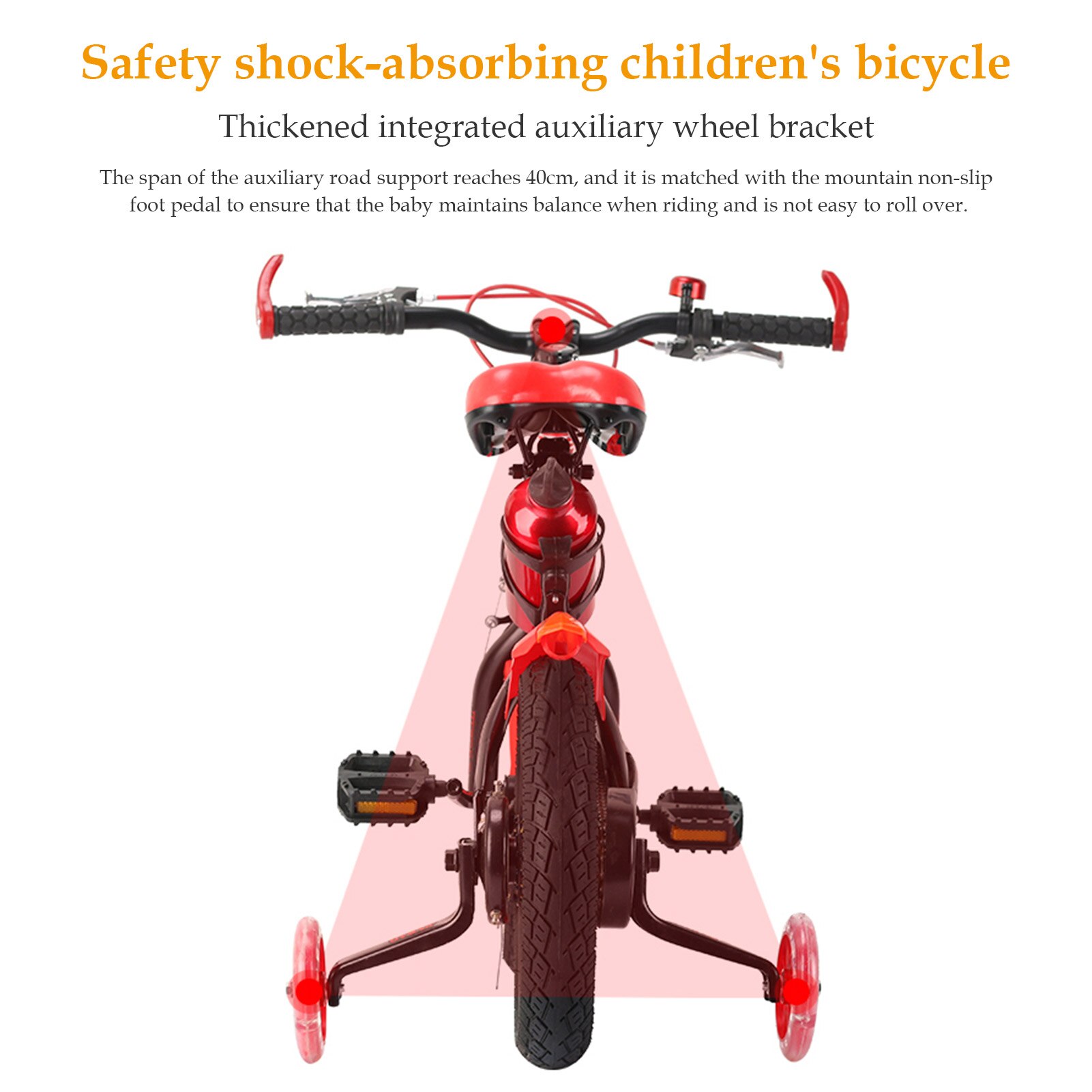 Children Bicycle Non-slip Grip Balance Bike for Boys Girls With training wheels 18 inch Outdoor Cycling Freestyle Balance Bike