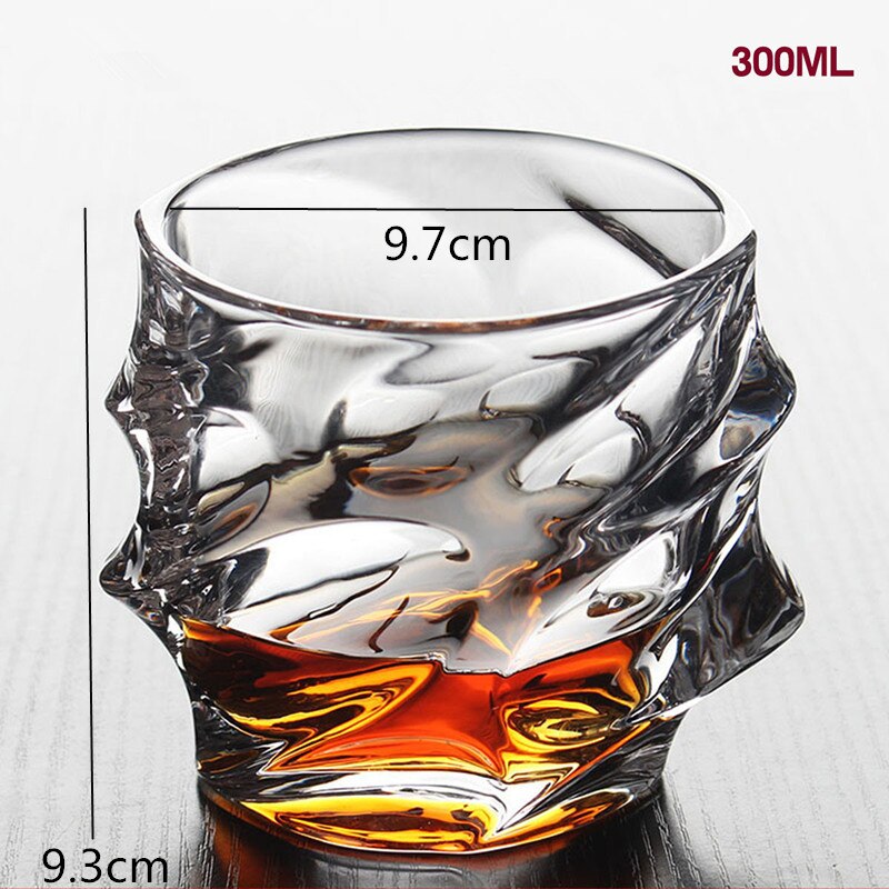 Vinglas blyfri varmebestandig gennemsigtig krystalglas kop til brandy øl whisky vodka øl multi mønster drinkware: 2