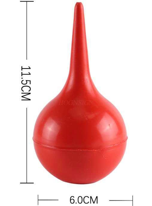 Örontvättboll silikon öronkula gummiläder laboratorieutrustning kraftfull blåsande dator dator dammborttagningsboll