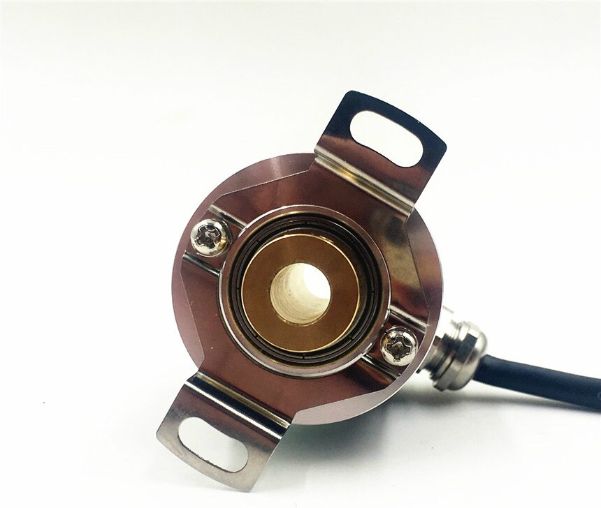 Photoelectric rotary encoder 8mm hollow shaft through 600 pulse ABZ three-phase 5-24V