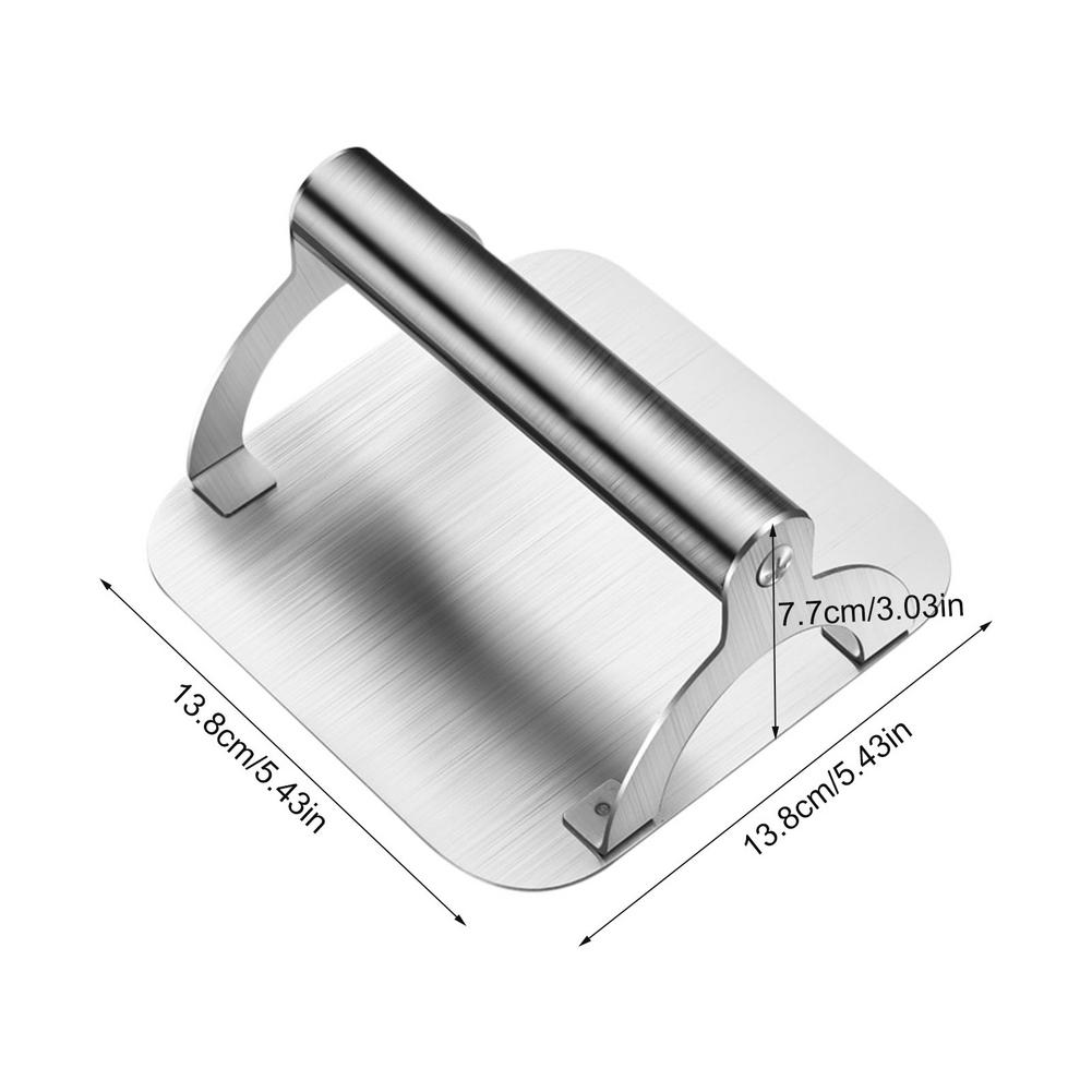 Non-Stick Square Stainless Steel Hamburger Press Maker Chef Cutlets Hamburger Meat Beef BBQ Grill Press Patty Maker