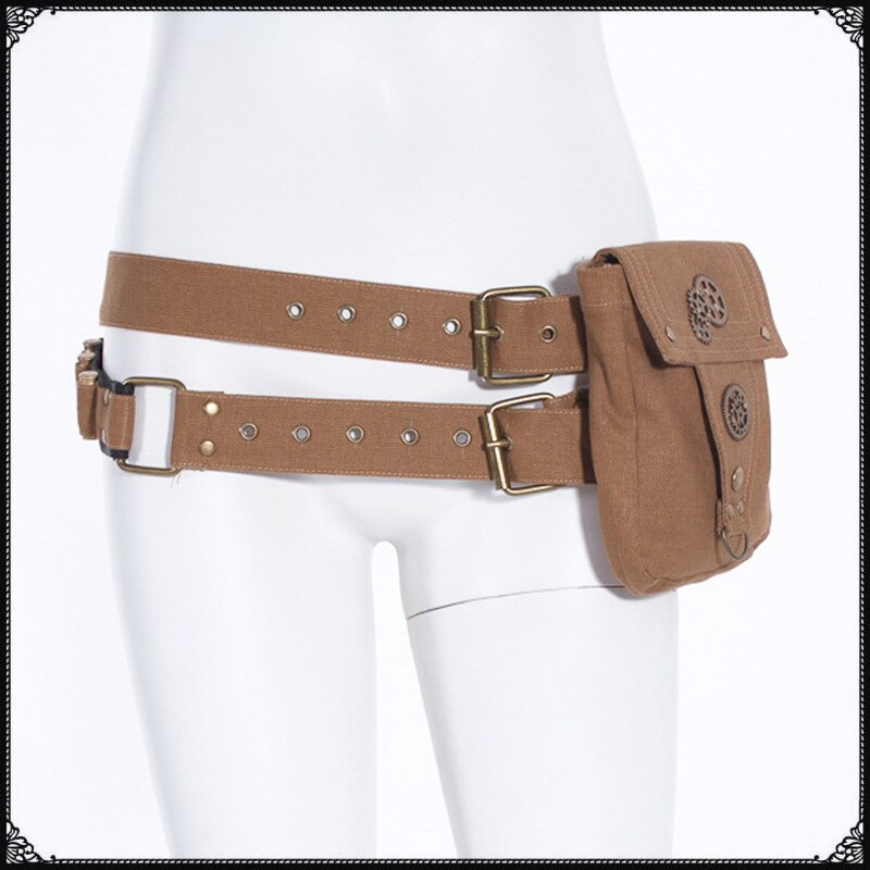 Lady Zakken Denim Waistbag Messenger Bag Punk Mujer Femme Vrouwen Wandelen Taille Tas vrouwen PU Lederen Travel beenzak