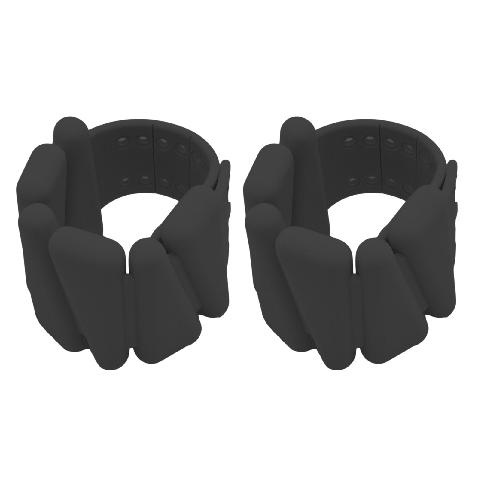 2 Stuks Enkel Pols Gewicht-Dragende Band Dragende Dragende Armband, gebruikt Voor Yoga Fitness Oefening Walking Jogging: Black