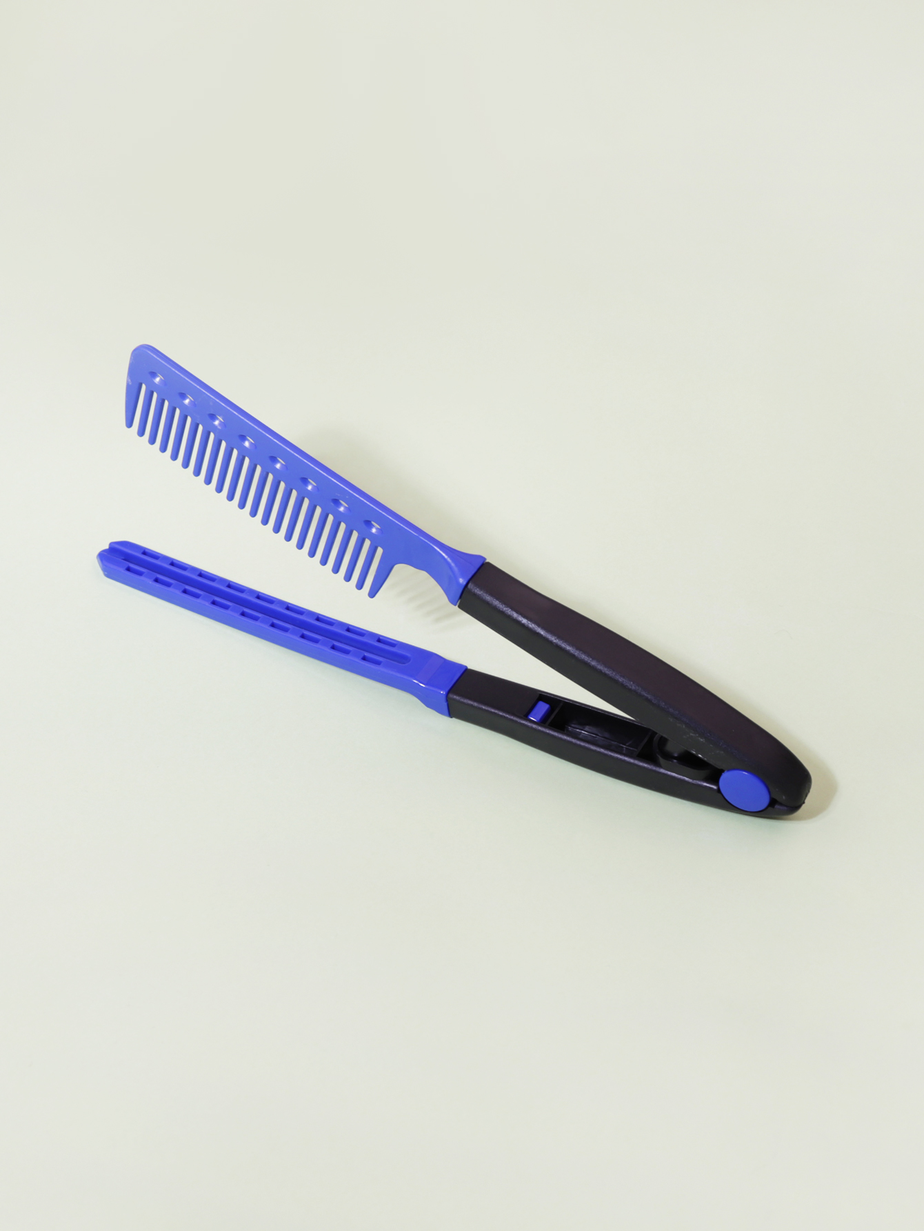 1 Uds. Peine plano, cepillo de pelo liso para peluquería, peine, alisador de estilismo de belleza, alisador de pelo liso en forma de V