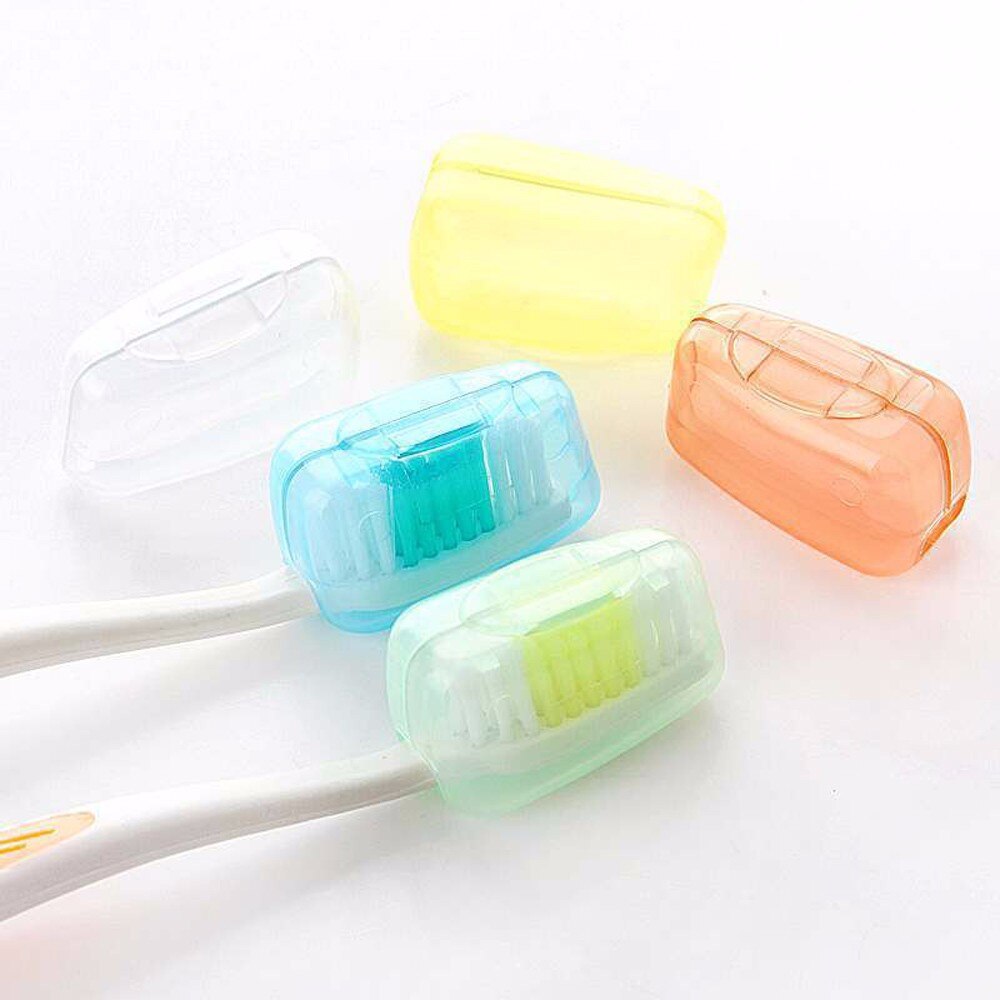 5 delige Set Draagbare Reizen Tandenborstel Cover Wassen Brush Cap Case Box Badkamer Accessoires 1.29
