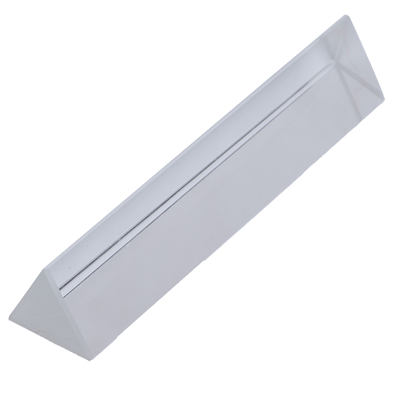 1pc miniprisme  k9 krystall optisk glass trippel trekantet prisme refraktor fysikkeksperiment pedagogiske verktøy 3*3*3*15cm