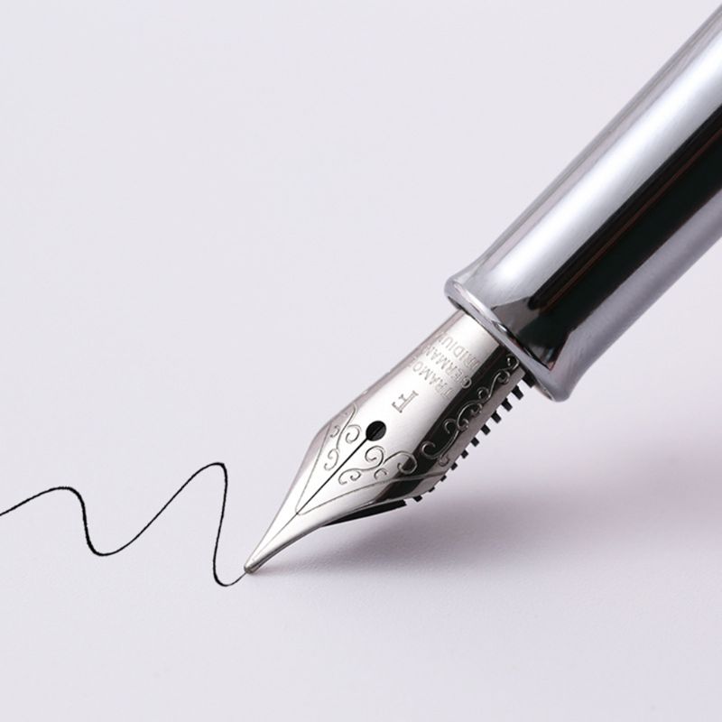 Vintage Business Fountain Pen Signature Calligraphy with Ink Pen Holder Box