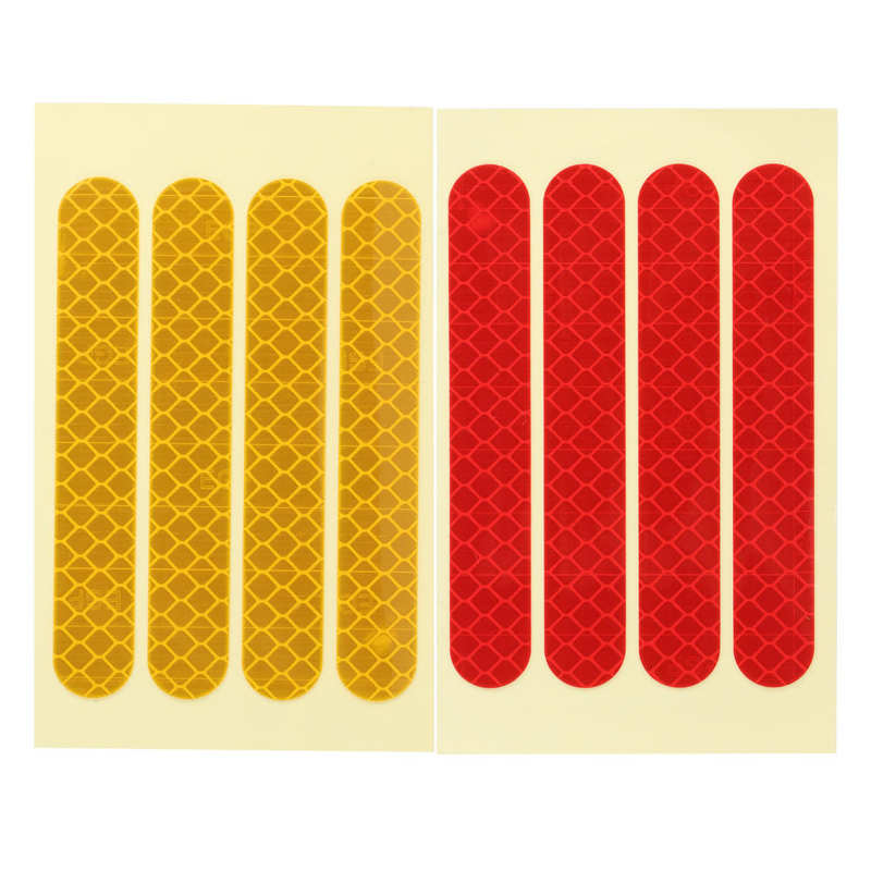 Reflecterende Sticker /Set Voor Achter Wiel Reflecterende Sticker Fit Voor Ninebot G30 Elektrische Scooter Accessoire Reflecterende Tape
