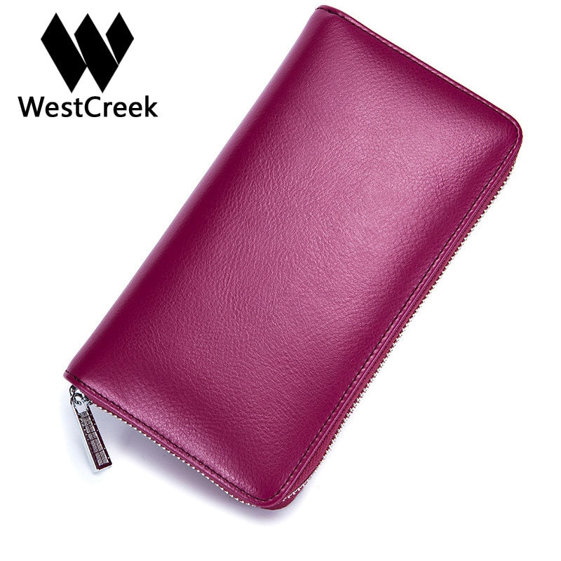 Leather RFID Blocking Credit Card Holder Men Anti Theft Travel Passport Long Wallet Women Business ID Holder 36 Cards Purse