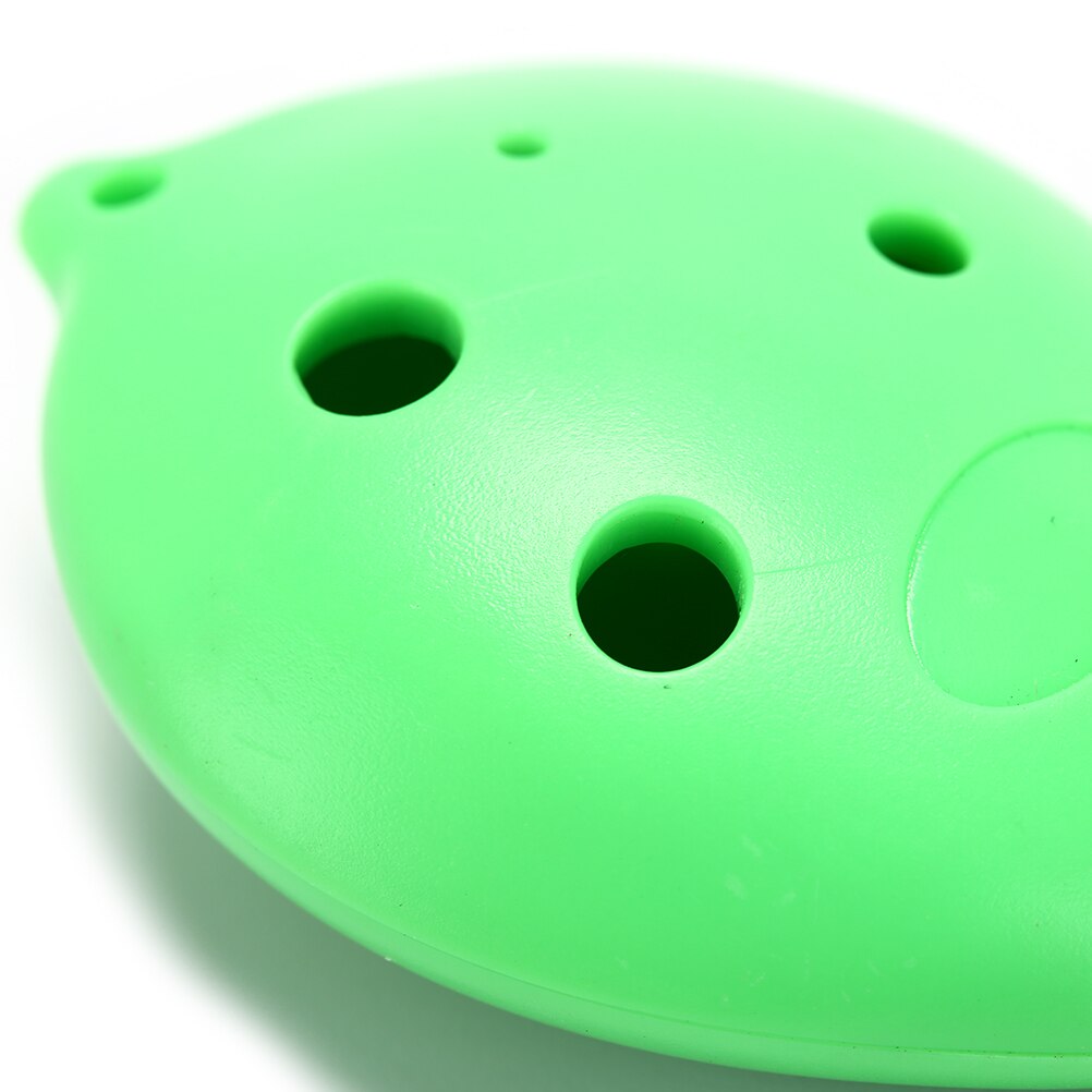 6 Holes Plastic Treble C Ocarina For Beginner 6 Hole Ocarina Black Blue Green Red Orange