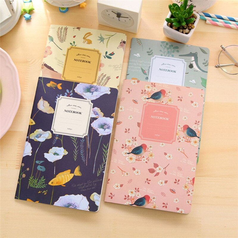 Cute Nature Animal Plant A5 Notebook 32 Page Notepad Diary Journal Planner Stationery Office School supplies