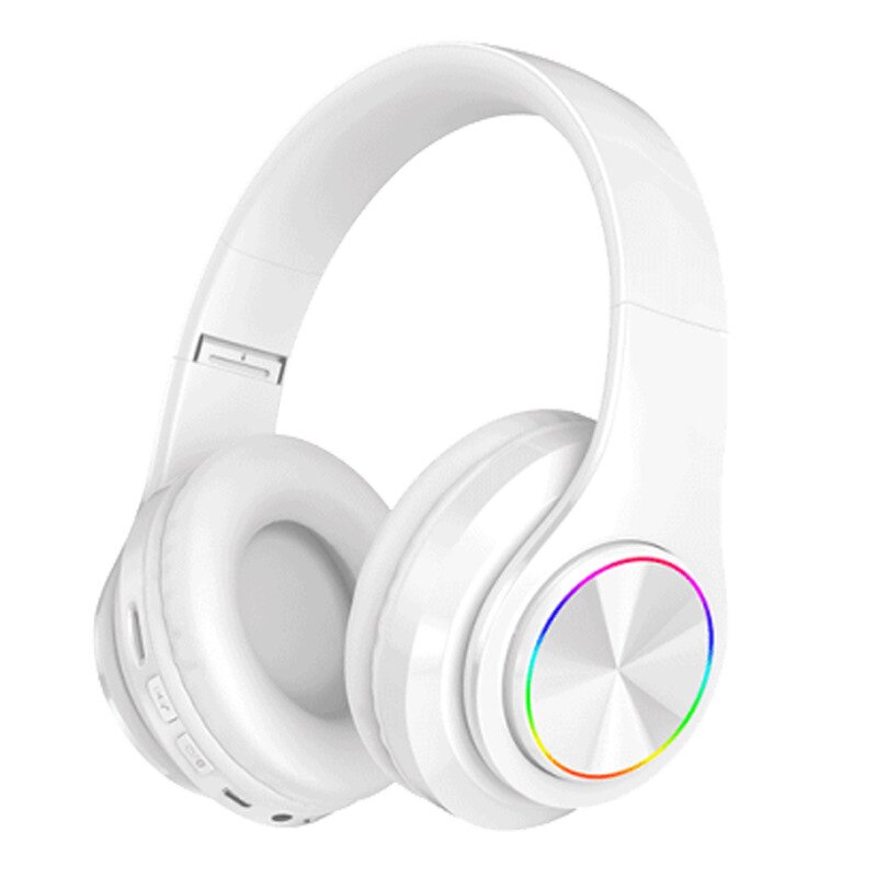 Xiaomi-auriculares inalámbricos con luz LED, cascos Bluetooth 5,0 con micrófono, plegables, HiFi, de: Type 4