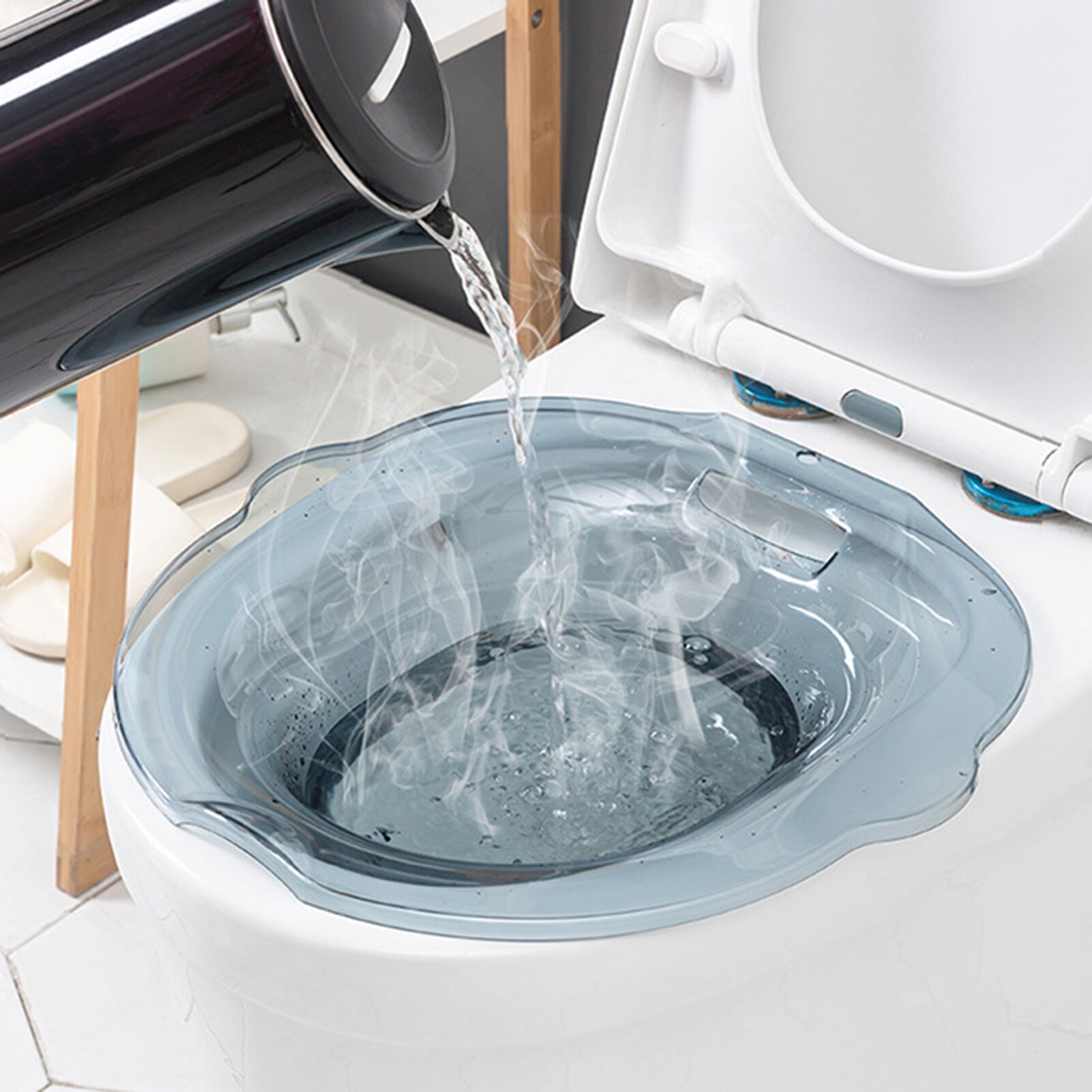 Bidet Portable baignoire hanche lavabo Sitz bain pour enceinte gynécologique Inflammation Prostatit hémorroïde Patient tabouret à vapeur