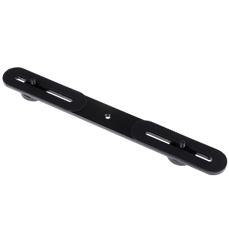 Camera flitsers accessoires dubbele flitsbeugel montage houder voor 1/4 schroef studio statief lichtstatief camera