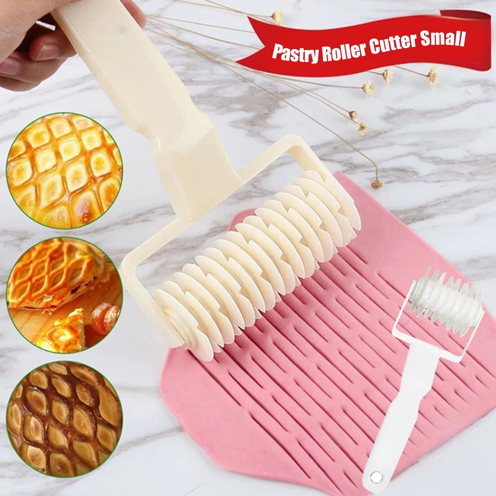 Roll Glad Rooster Roller Cutter Cookie Pie Pizza Bakken Tool Pastrys Roller Pie Pizza Pastry Craft Keuken Accessoires:  S 