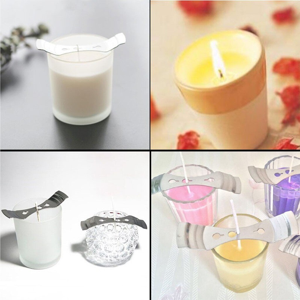 Mechas para velas de algodón, mechas para velas sin humo, lámparas de aceite, suministros de velas, accesorios, 100 Uds.
