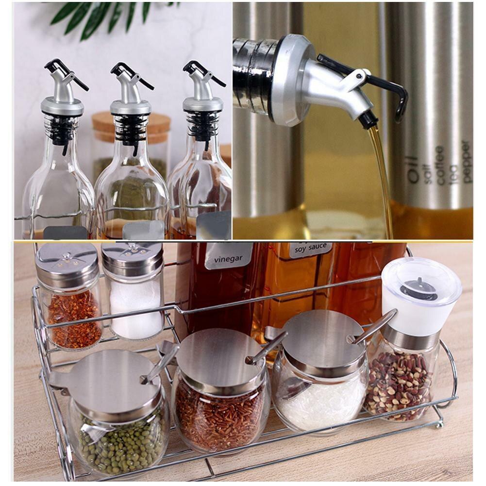 17Oz Glas Olijfolie Fles Set 500Ml Olie &amp; Azijn Cruet Met Pourers En Trechter karaf Karaf Voor Keuken