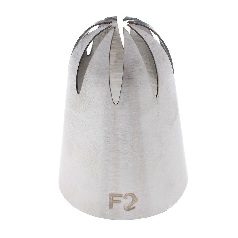 Ice Cream Cone Shape Piping Nozzles Rose Flower Dessert Cake Decorators Glutinous Kitchen Bakeware: F2