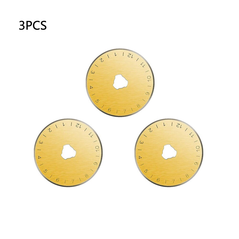 Rotary Cutter Blades Replacement Rotary Blades 45MM Round Trimmer Refill Blades Rotary Cutter for Quilting Cutting Sewing Crafts: Light Grey