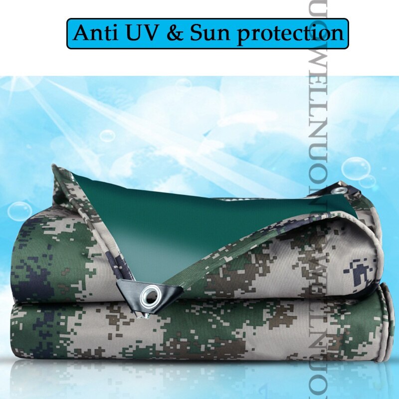 Jungle Oxford Camping tente bâche Camouflage extérieur imperméable tissu PVC résistant camion abri couverture cargaison Pile bâches
