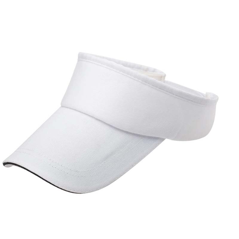 Buitensport hoeden sport tennis petten mannen en vrouwen lege top golf pet zon baseball pet paardenstaart baseball pet: Wit