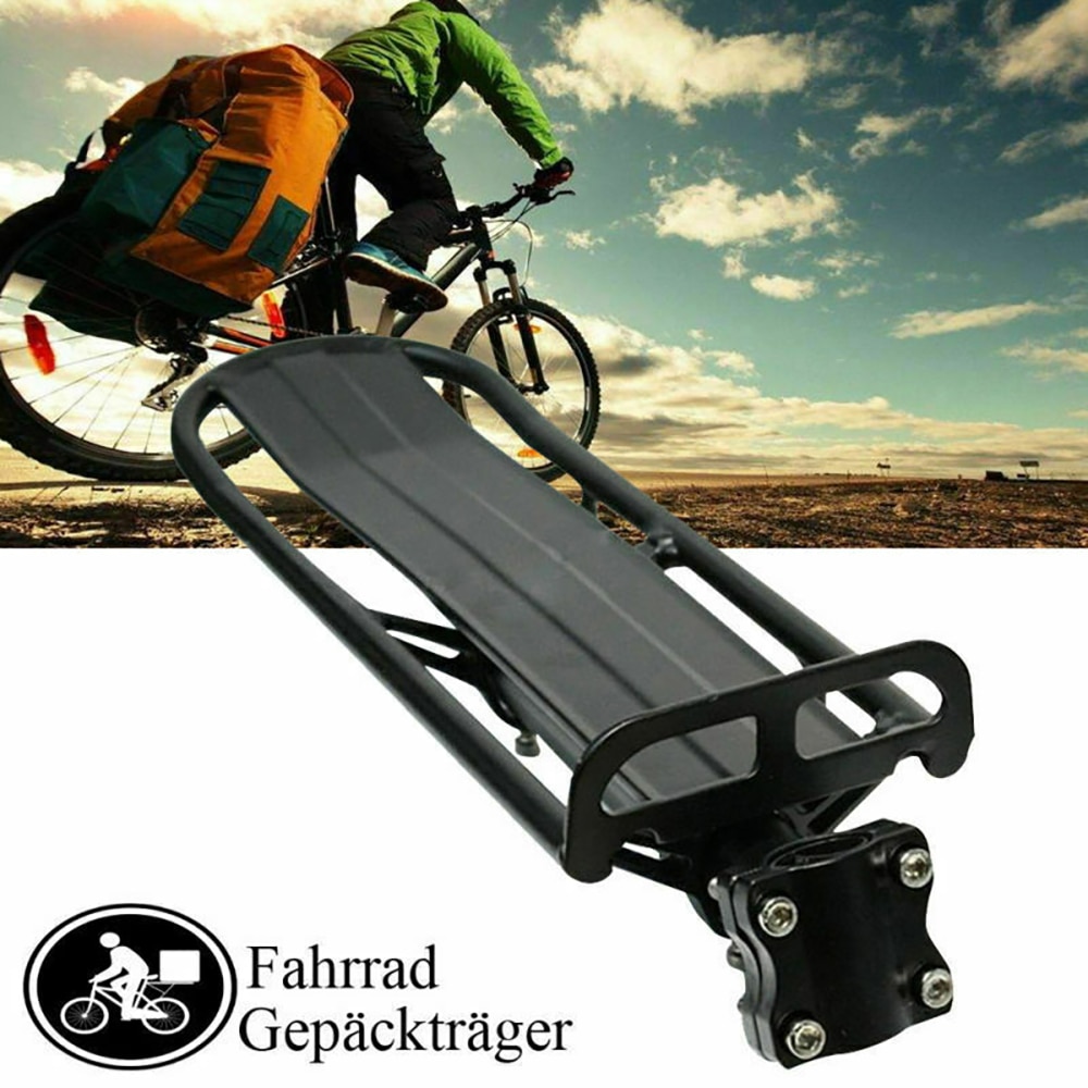 Fietszadelpen tashouder standaard fietsbagage bagagerek plank fietsendrager voor 20-29 inch fietsen met montagegereedschap