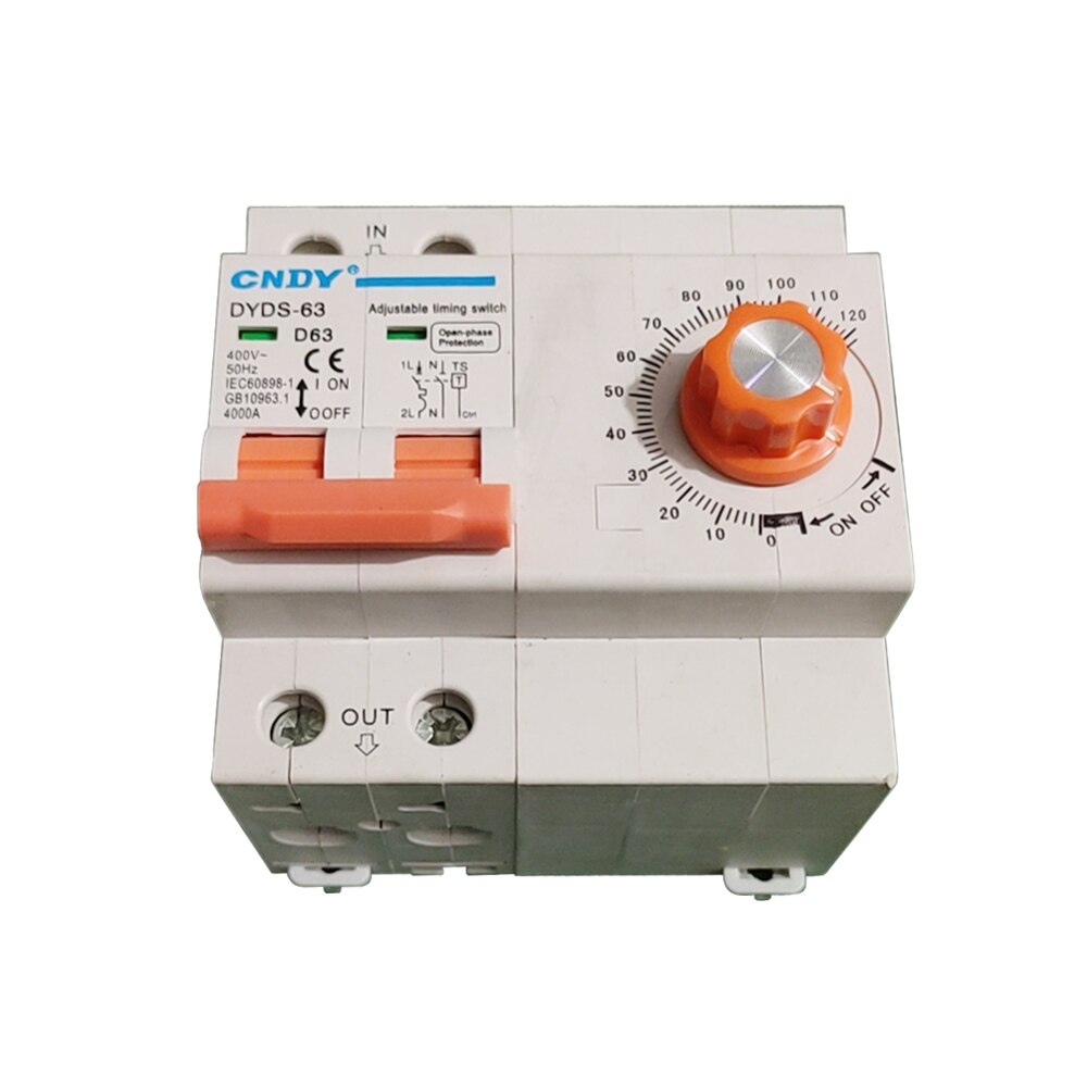 63a 240v a grad afbryder timer mekanisk timer 1 gange tænd/sluk tid indstillet område 1 min -2h for store enheder hjemmepumper osv